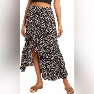 BTFBM Women Summer Spring Boho
Long Skirts Dress Floral Print Elastic